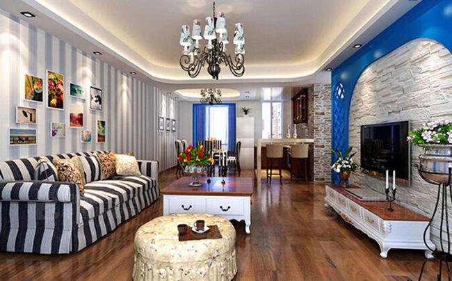 地中海風格的客廳